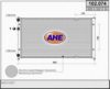 AHE 102.074 Radiator, engine cooling